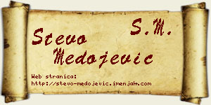 Stevo Medojević vizit kartica